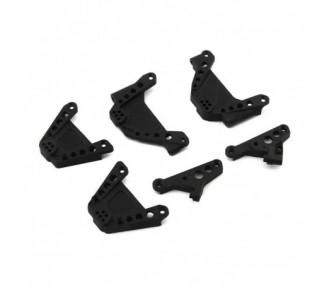 Ricambi RC Auto - Torri ammortizzatori AXIAL e supporti Panhard IT/RR: SCX10III - AXI231017 - FLASH RC