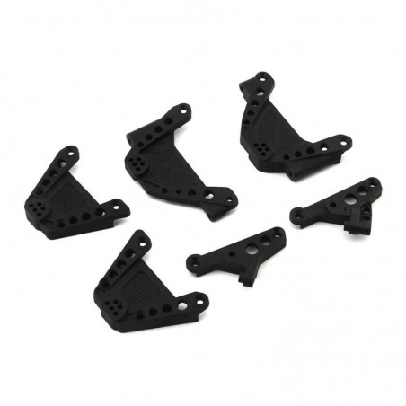 Ricambi RC Auto - Torri ammortizzatori AXIAL e supporti Panhard IT/RR: SCX10III - AXI231017 - FLASH RC
