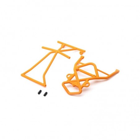 Ricambi per auto RC - Tetto a gabbia AXIAL, cappuccio (arancione): RBX10 - AXI231028 - FLASH RC