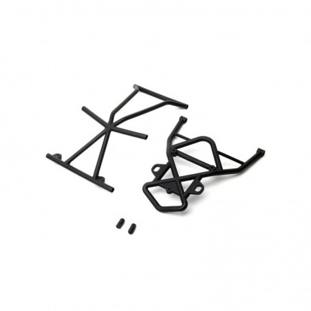 Ricambi per auto RC - Tetto a gabbia assiale, cappuccio (nero): RBX10 - AXI231033 - FLASH RC