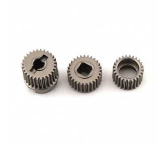 RC car parts - AXIAL Caja de transferencia de engranajes de metal: SCX10III - AXI232032 - FLASH RC