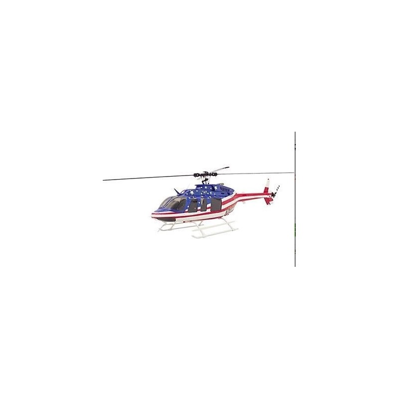 Fuselajes, accesorios Helicóptero - Bell 407 Compactor Star Stipes clase 470 - FLASH RC
