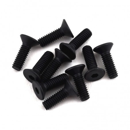 RC Car Parts - AXIAL Tornillo de cabeza plana M2.5 x 8mm (10) - AXI235167 - FLASH RC