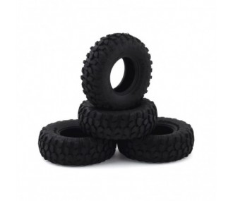 Ricambi per auto RC - Pneumatici AXIAL 1.0 BFGoodrich Krawler T/A (4 pezzi): SCX24 - AXI40001 - FLASH RC