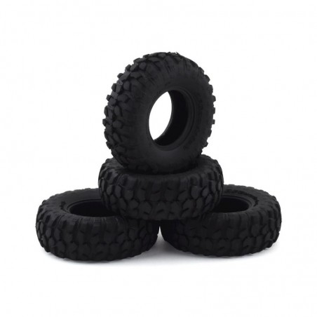 Ricambi per auto RC - Pneumatici AXIAL 1.0 BFGoodrich Krawler T/A (4 pezzi): SCX24 - AXI40001 - FLASH RC