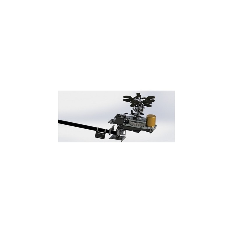 Rumpf, Zubehör Helikopter - Bell 412 Compactor Klasse 800 Weiß - Grün - FLASH RC