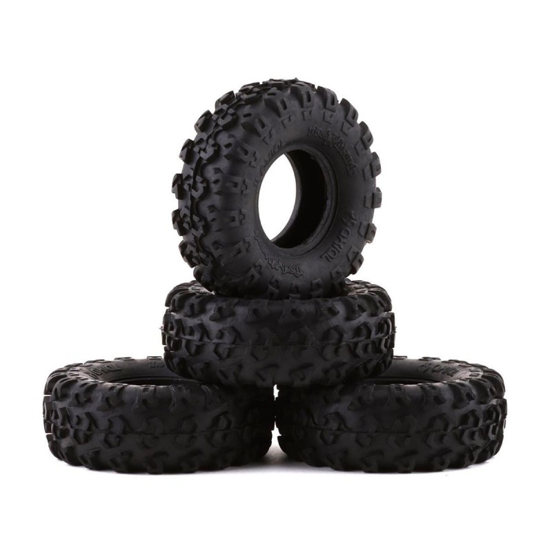Ricambi per auto RC - Pneumatici AXIAL 1.0 Rock Lizards (4 pezzi): SCX24 - AXI40003 - FLASH RC