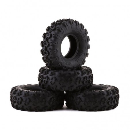 Ricambi per auto RC - Pneumatici AXIAL 1.0 Rock Lizards (4 pezzi): SCX24 - AXI40003 - FLASH RC