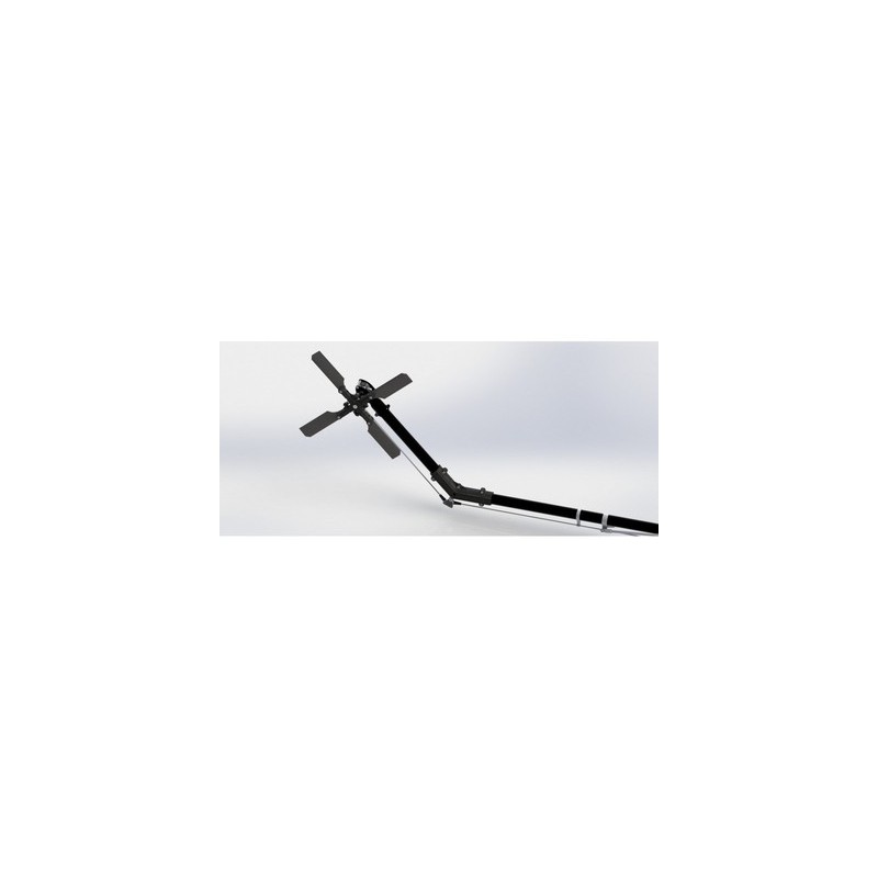 Fuselages, accessoires Hélico - Bell 412 Compactor classe 800 Blanc - vert - FLASH RC