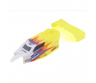Recambios para coches RC - LOS210023 - LOS210023 - Carrocería, Ala, Amarillo/Blanco: Mini-B Losi - FLASH RC