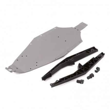 Ersatzteile RC-Cars - LOS211020 - LOS211020 - Chassis & Mud Guards: Mini-B Losi Losi - FLASH RC