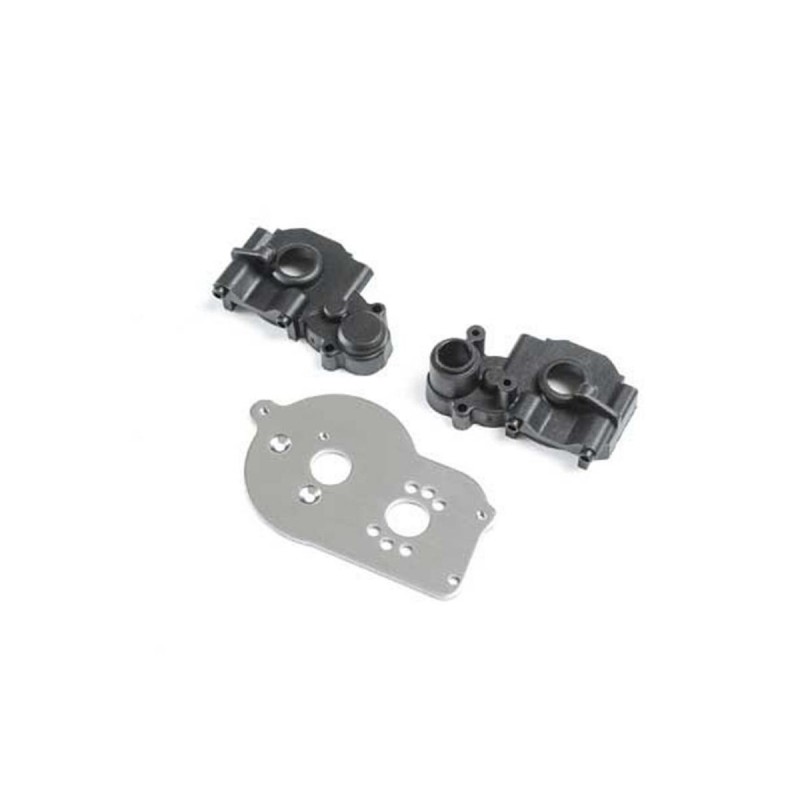 Ricambi RC Auto - LOS212021 - LOS212021 - Scatola di trasmissione e piastra motore: Mini-B Losi Losi - FLASH RC