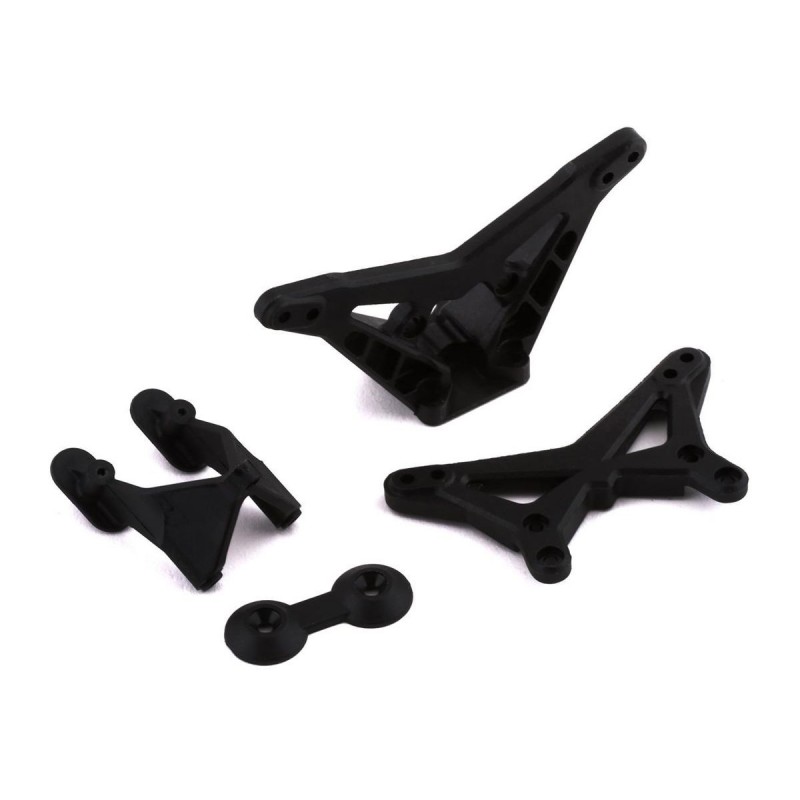 RC Car Parts - LOS214012 - LOS214012 - FR/RR Shock Tower, Wing Stay: Mini-B Losi - FLASH RC