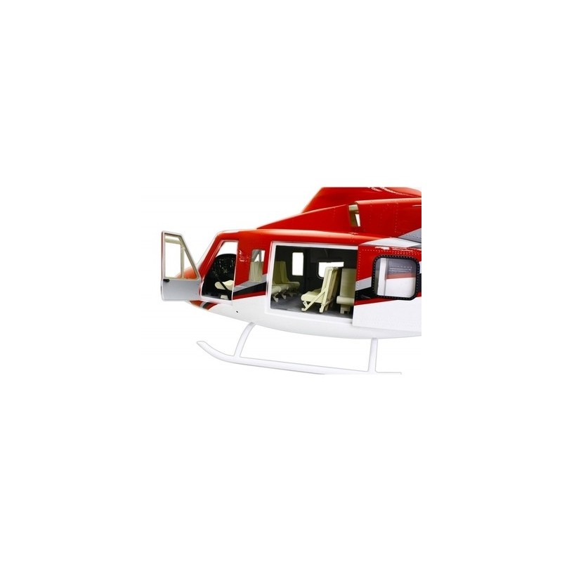 Fuselajes, accesorios Helicóptero - Bell 412 Compactor clase 800 Blanco - verde - FLASH RC