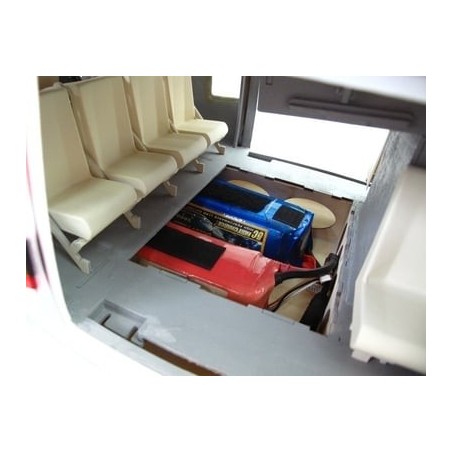 Fusoliere, accessori Elicottero - Bell 412 Compactor classe 800 Bianco - verde - FLASH RC