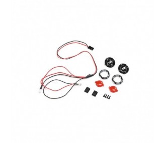 LOS240015 - LOS240015 - Front LED Headlight Set, Grave Digger: LMT Losi Losi - FLASH RC