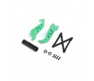 RC Car Parts - LOS241029 - LOS241029 - Wheelie Bar Set, Green: LMT Losi - FLASH RC