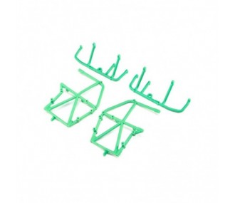 LOS241039 - LOS241039 - Side Cage and Lower Bar, Green: LMT Losi Losi - FLASH RC