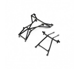 Ricambi RC Auto - LOS241042 - LOS241042 - Barre per gabbia superiore e superiore, nere: LMT Losi - FLASH RC