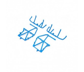 RC Car Parts - LOS241047 - LOS241047 - Jaula lateral y barra inferior, azul: LMT Losi - FLASH RC