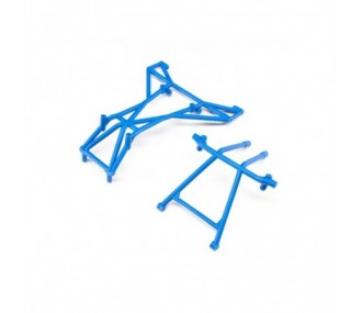 Ersatzteile RC-Cars - LOS241048 - LOS241048 - Top and Upper Cage Bars, Blue: LMT Losi Losi - FLASH RC