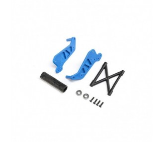 LOS241053 - LOS241053 - Wheelie Bar Set, Blue: LMT Losi Losi - FLASH RC