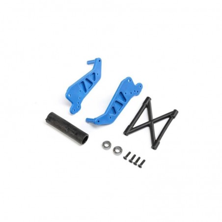 LOS241053 - LOS241053 - Wheelie Bar Set, Blue: LMT Losi Losi - FLASH RC