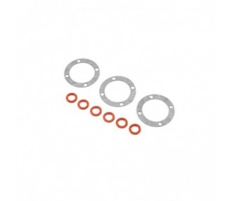 RC Car Parts - LOS242036 - LOS242036 - Outdrive O-rings and Diff Gaskets (3): LMT Losi - FLASH RC