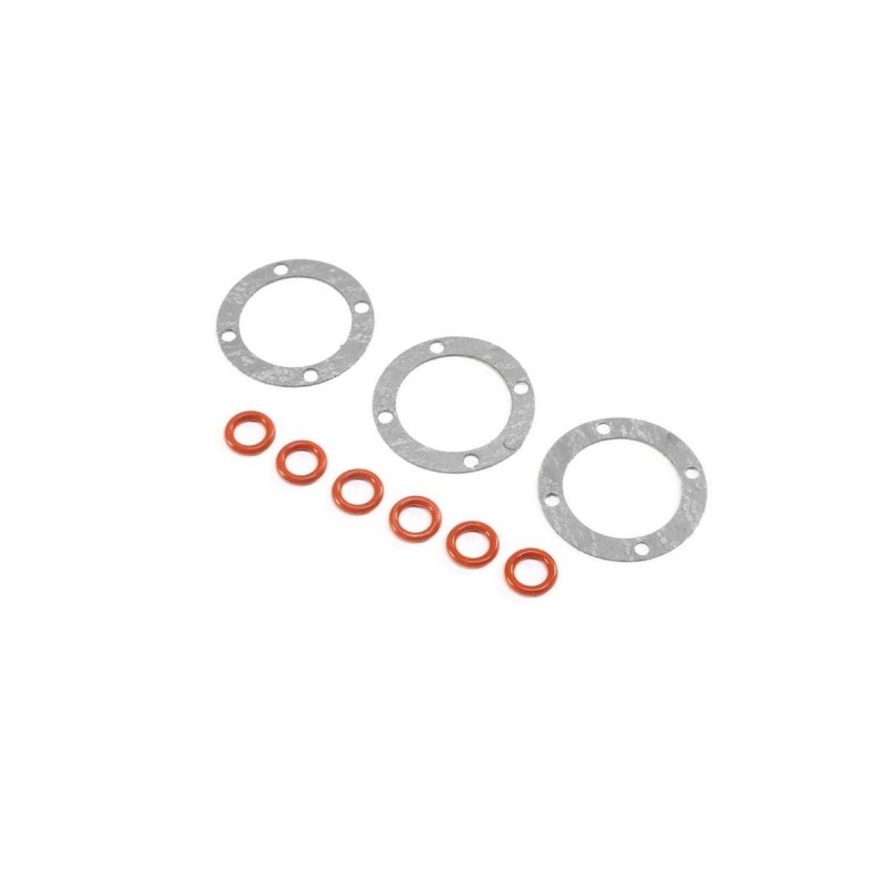 RC Car Parts - LOS242036 - LOS242036 - Outdrive O-rings and Diff Gaskets (3): LMT Losi - FLASH RC