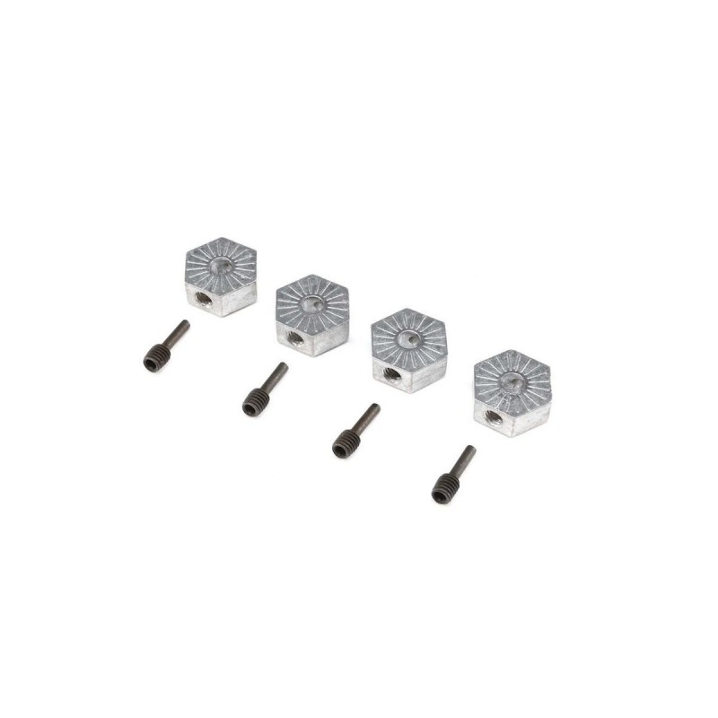 Ersatzteile RC-Cars - LOS242053 - LOS242053 - 17mm Hex Adapter w/screwpin (4): LMT Losi Losi - FLASH RC