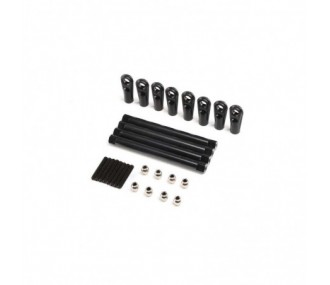 Ricambi auto RC - LOS244009 - LOS244009 - Set di barre superiori a 4 snodi (4): LMT Losi - FLASH RC