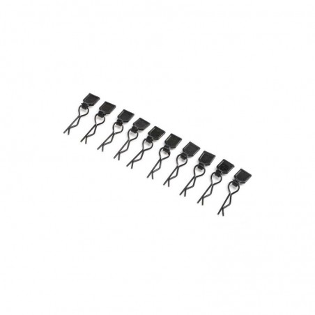 Ersatzteile RC-Cars - LOS246003 - LOS246003 - Body Clips, Black, Small (10): LMT Losi Losi - FLASH RC