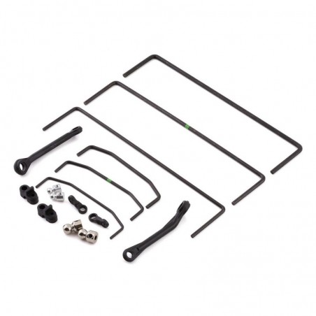 Ricambi RC Auto - LOS254068 - LOS254068 - Set di barre di sospensione anteriori e posteriori (3): SBR 2.0 Losi - FLASH RC