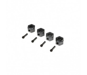 RC Car Parts - LOS343200 - LOS343200 - 12mm Machined Wheel Hex (4): LMT Losi - FLASH RC