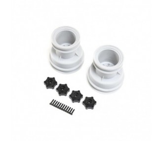 Piezas de repuesto para coches RC - LOS43033 - LOS43033 - Rueda MT, Plata (2): LMT Losi - FLASH RC