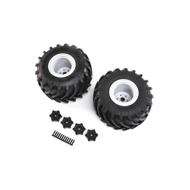 Ricambi RC Auto - LOS43034 - LOS43034 - Pneumatici Monster Truck montati, L/R: LMT Losi Losi - FLASH RC