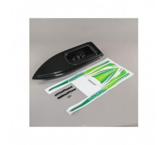 Powerboat Parts - PRB281073 - Casco, Negro: Sonicwake 36' PROBOAT PROBOAT - FLASH RC