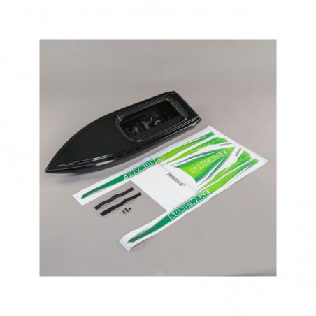 Ersatzteile für Motorboote - PRB281073 - Hull, Black: Sonicwake 36' PROBOAT PROBOAT - FLASH RC