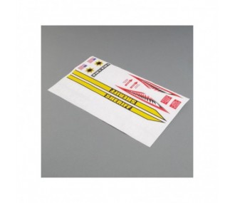 Motorboat parts - PRB289004 - Decals: Aerotrooper 25 - inch Air Boat PROBOAT - FLASH RC