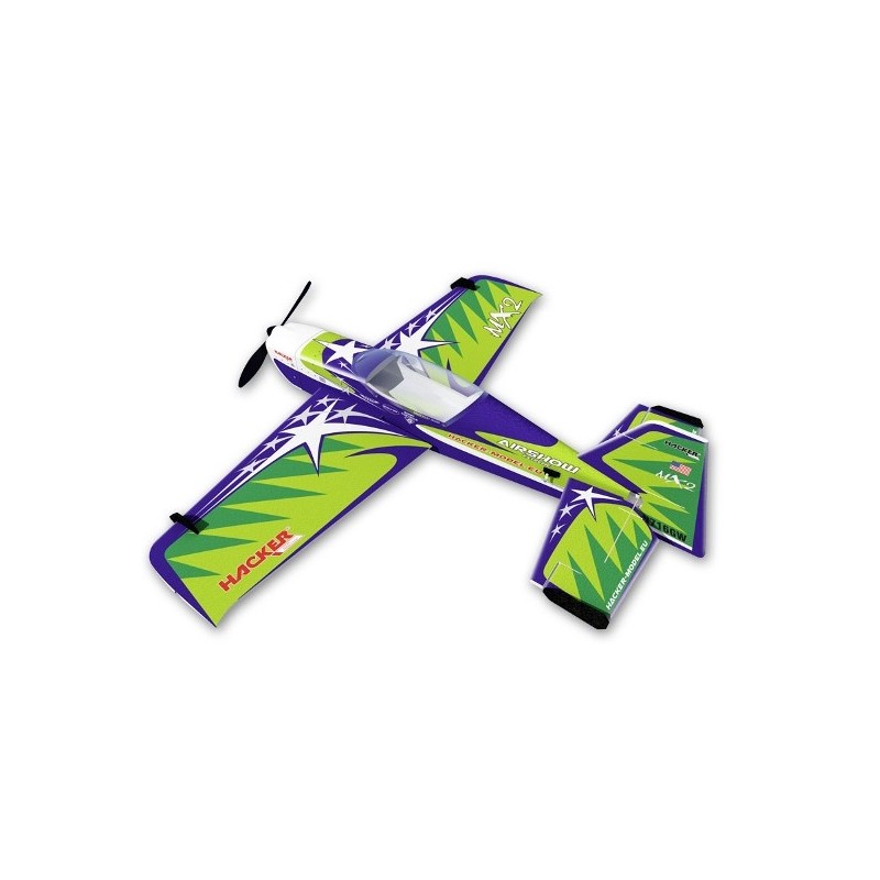 RC Aerobatic Aircraft - Hacker Aircraft model MX 2 green ARF approx.1.20m - FLASH RC