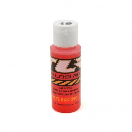 TLR74000 - Huile silicone d amortisseur, 15wt, 60 ml TLR - FLASH RC