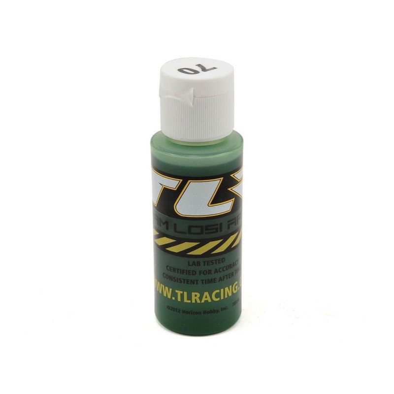 Spare parts for RC cars - TLR74015 - Silicone shock absorber oil, 70wt, 60 ml TLR - FLASH RC