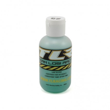 TLR74022 - Huile silicone d amortisseur, 25wt, 120 ml TLR - FLASH RC