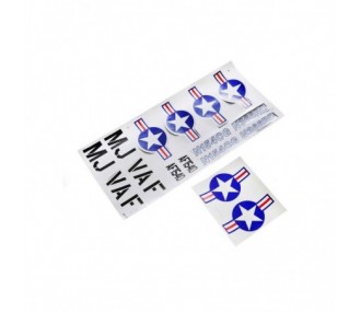 Set decalcomanie : Van s RV-4 30cc HANGAR 9 - FLASH RC
