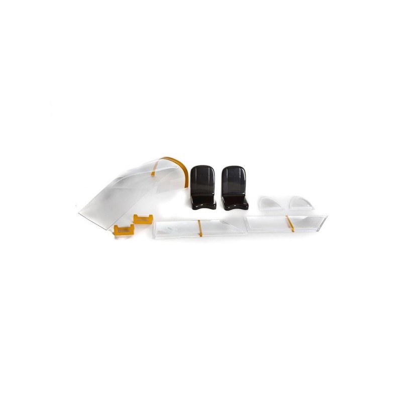 Kits capota - Ventanas y asientos : Carbon Cub 15cc HANGAR 9 - FLASH RC