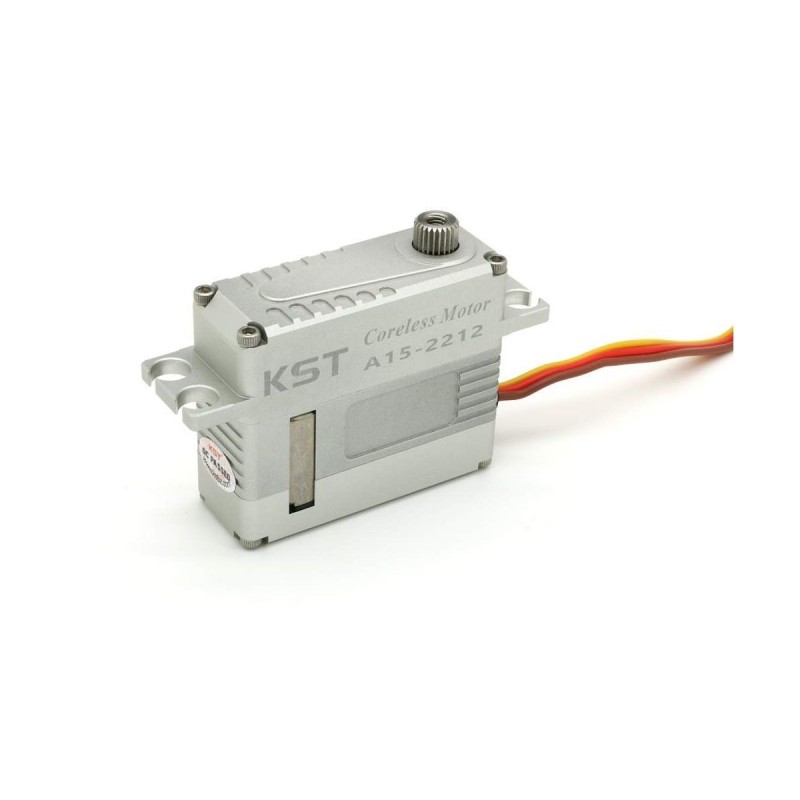 Servo KST A15-2212 MG HV 15mm (52g, 22kg.cm, 0,12sec/60°) - FLASH RC