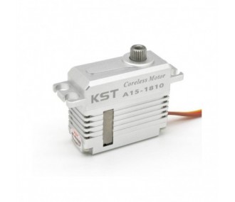 Servo KST A15-1810 MG HV 15mm (52g, 18kg.cm, 0,10sec/60°) - FLASH RC