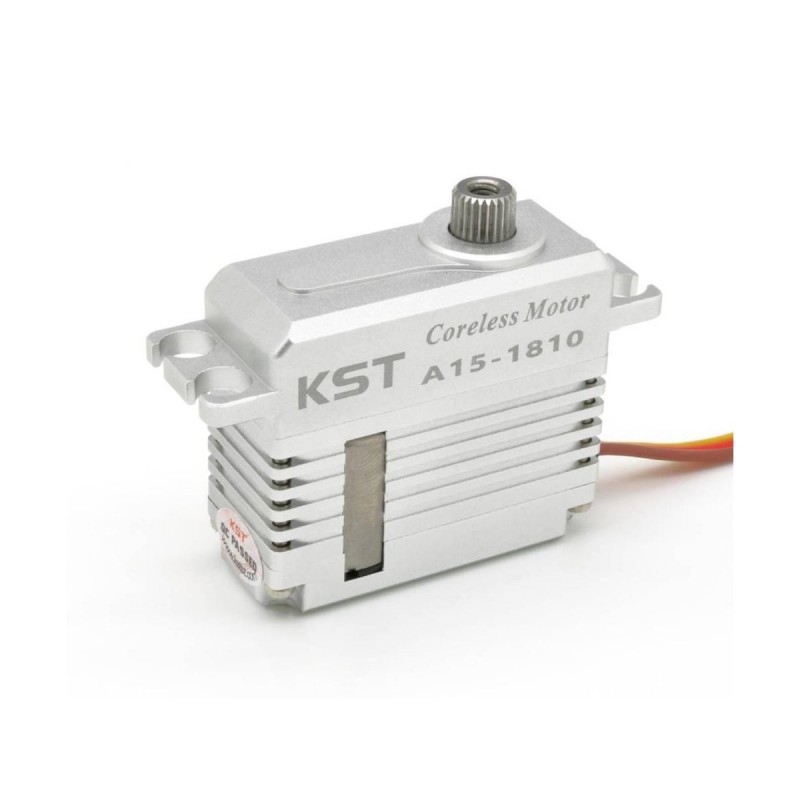 Servo KST A15-1810 MG HV 15mm (52g, 18kg.cm, 0,10sec/60°) - FLASH RC