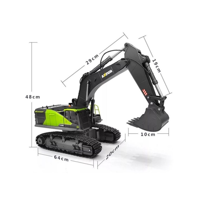 Huina Excavatrice Godet Métal 1/14ème RTR (CY1593) - FLASH RC