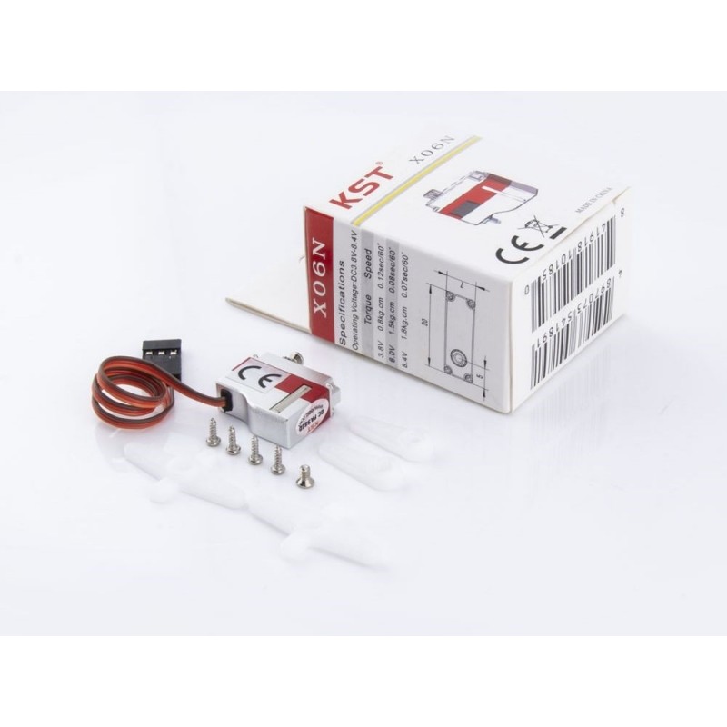 Servi - Microservo digitale KST X06N HV (6g, 1,8kg/cm, 0,07sec/60°) - FLASH RC